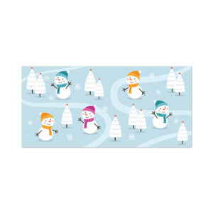 Vánoční obálka na peníze - Sněhuláci Albi