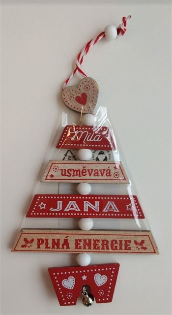 Vánoční ozdoba - Jana Albi