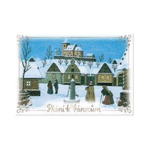 Vánoční přání Josef Lada - Půlnoční Albi