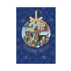 Vánoční přání s ozdobou Josef Lada - Radostné Vánoce Albi