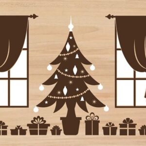 Velká kapsa na peníze - Vánoční stromeček Albi