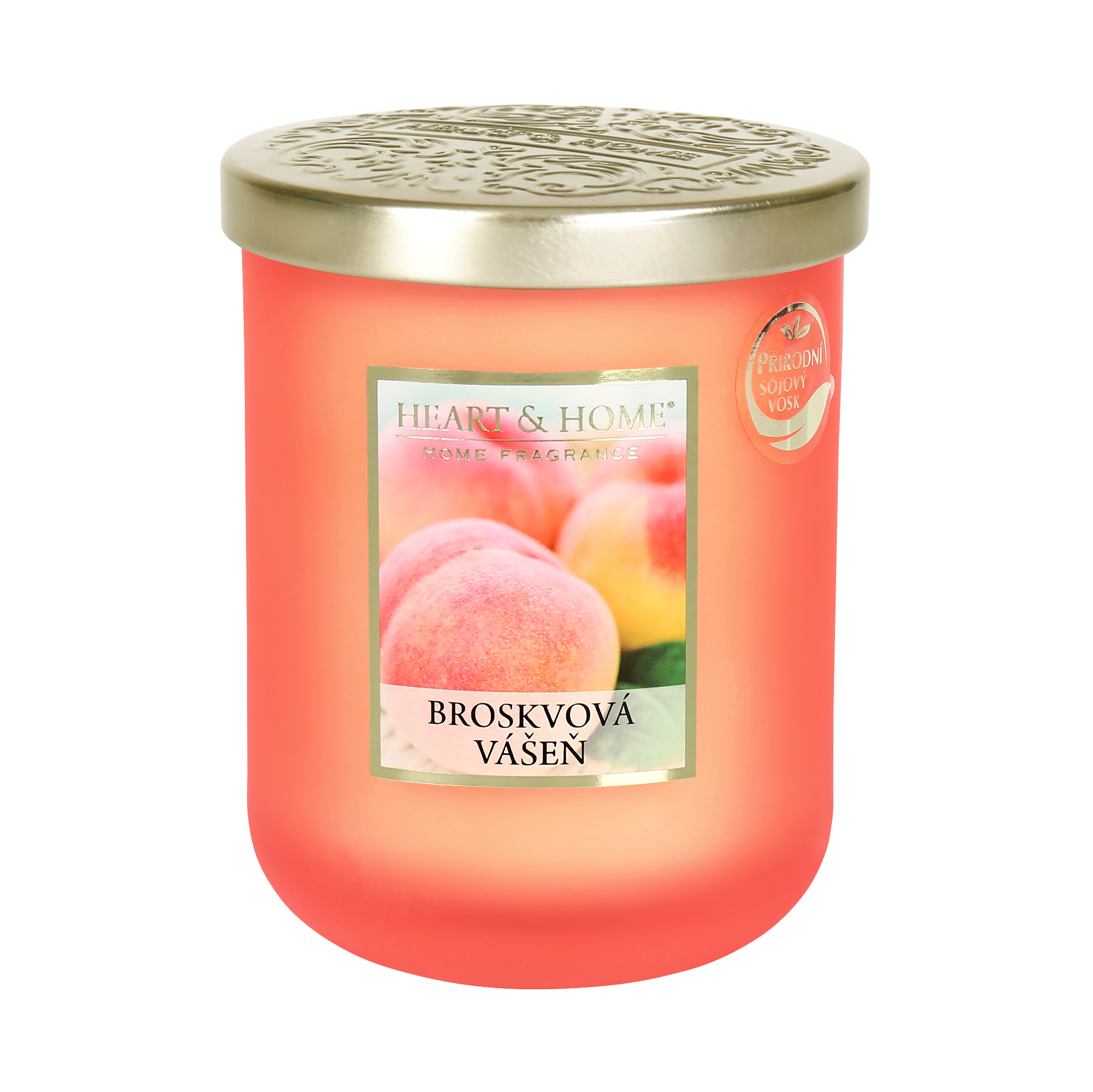 Velká svíčka - Broskvová vášeň Albi