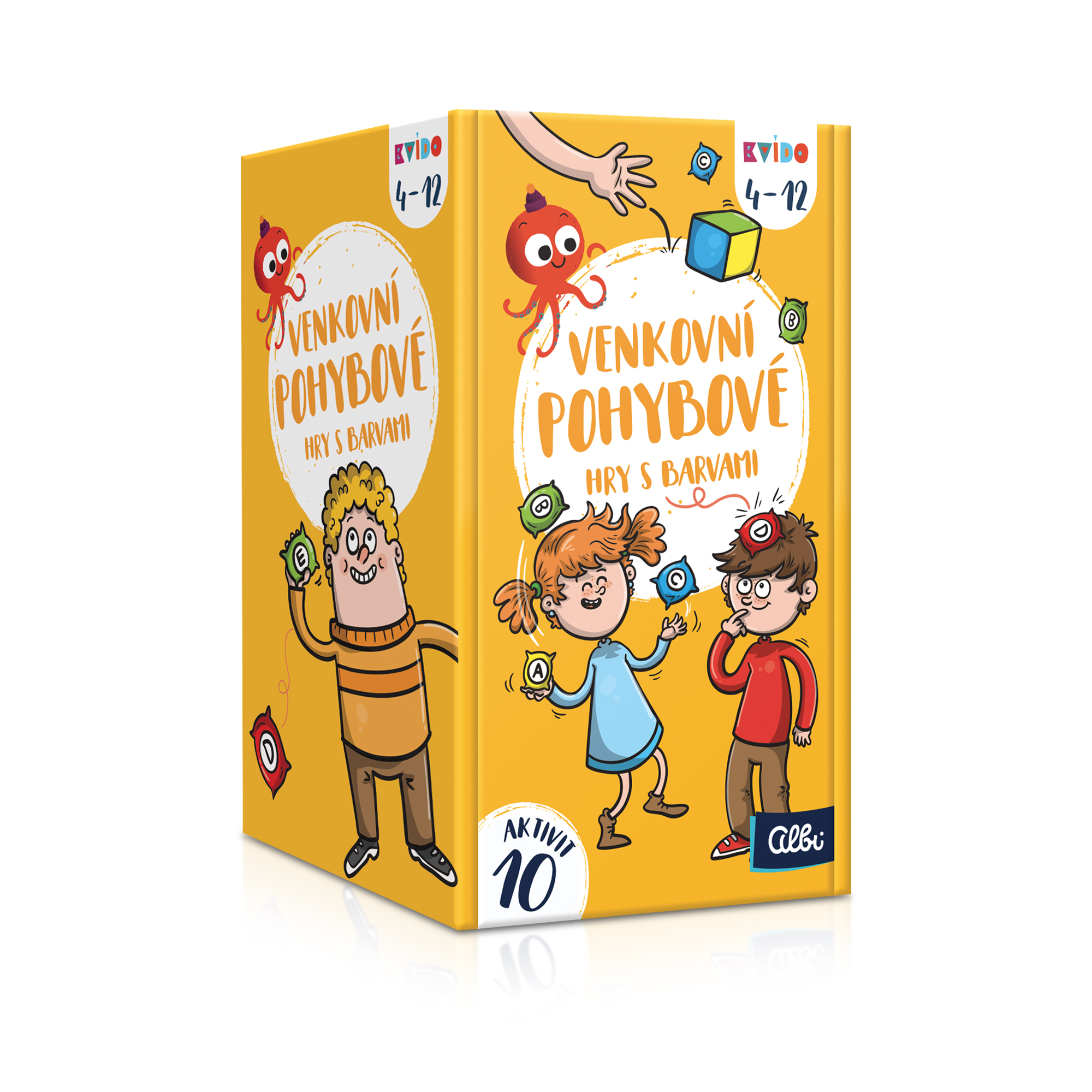 Venkovní pohybové hry s barvami - Kvído Albi