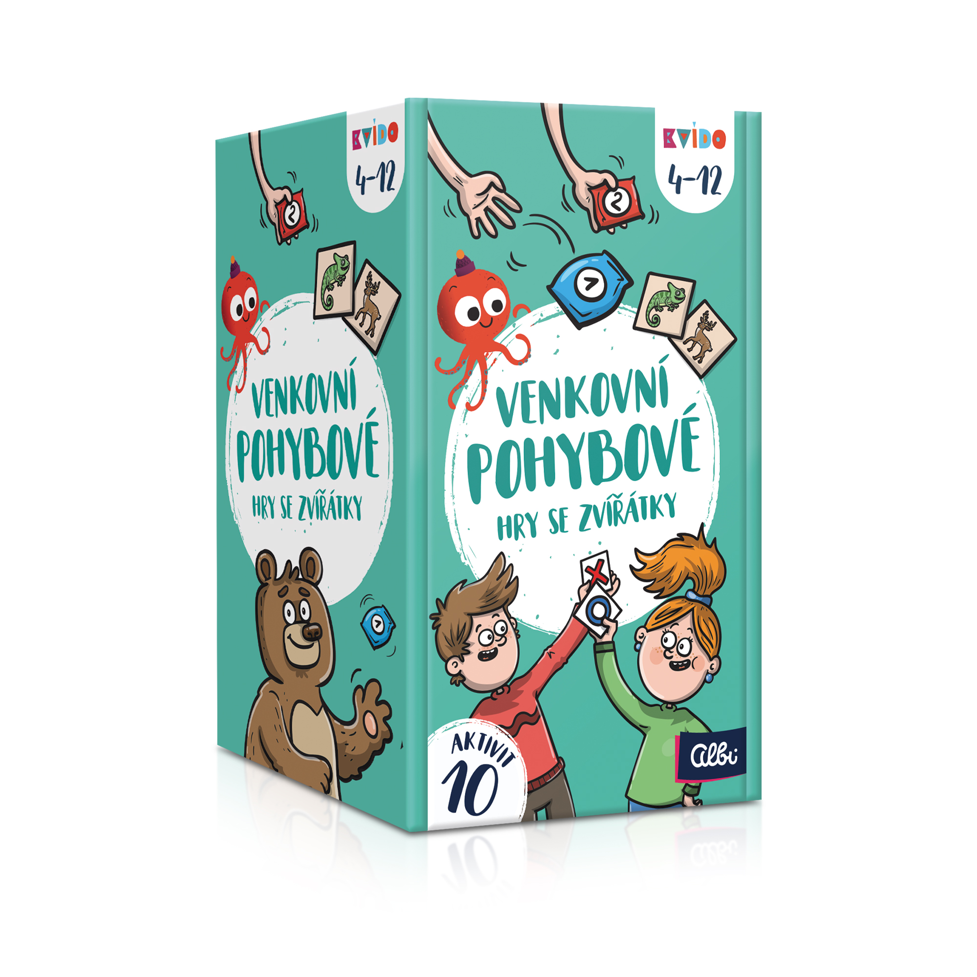 Venkovní pohybové hry se zvířátky - Kvído Albi