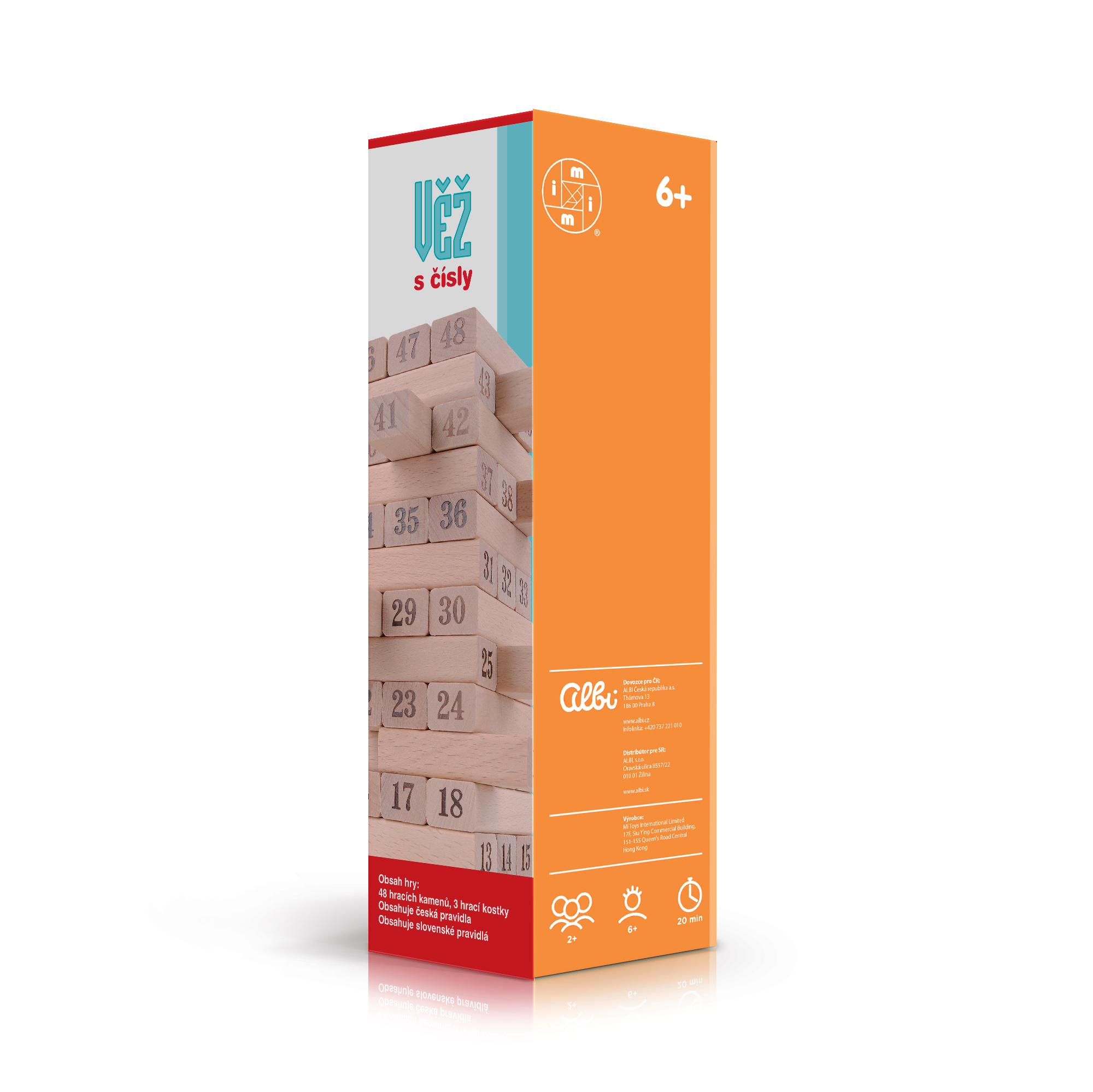 Věž s čísly Albi