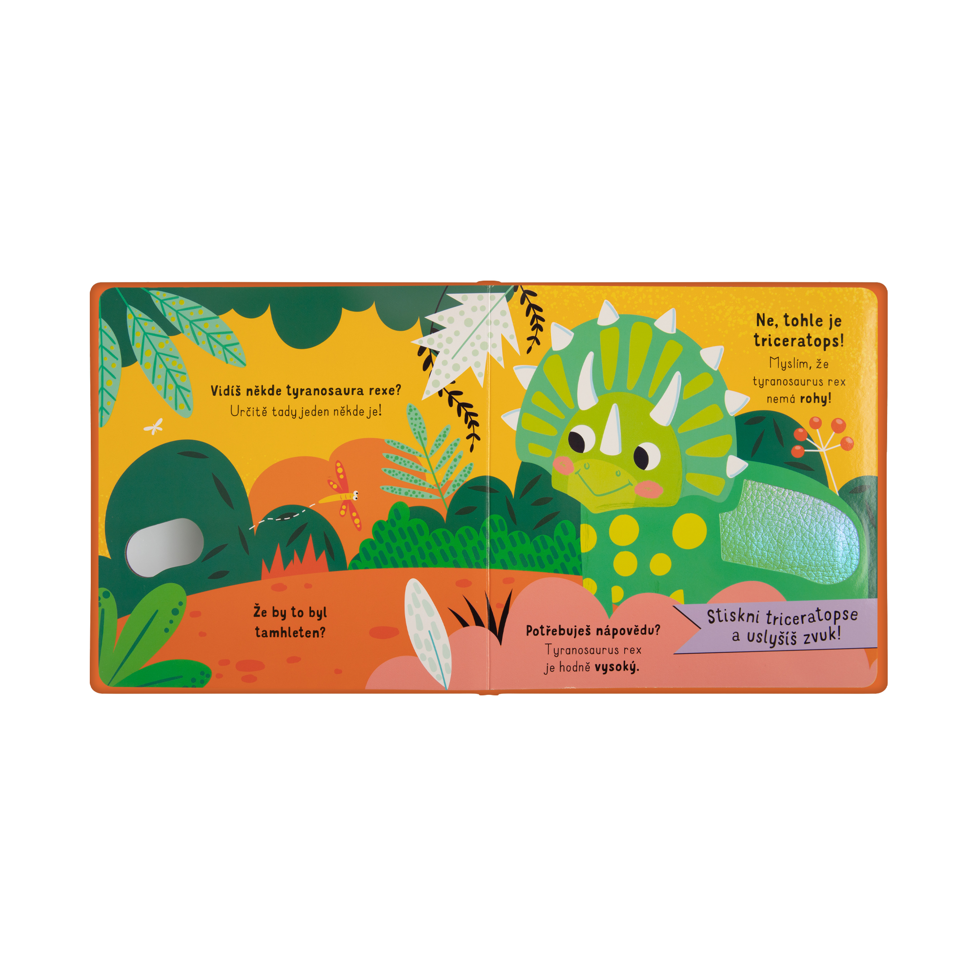 Vidíš někde tyranosaura rexe? - Zvuková hmatová kniha Albi - Obrázek 3