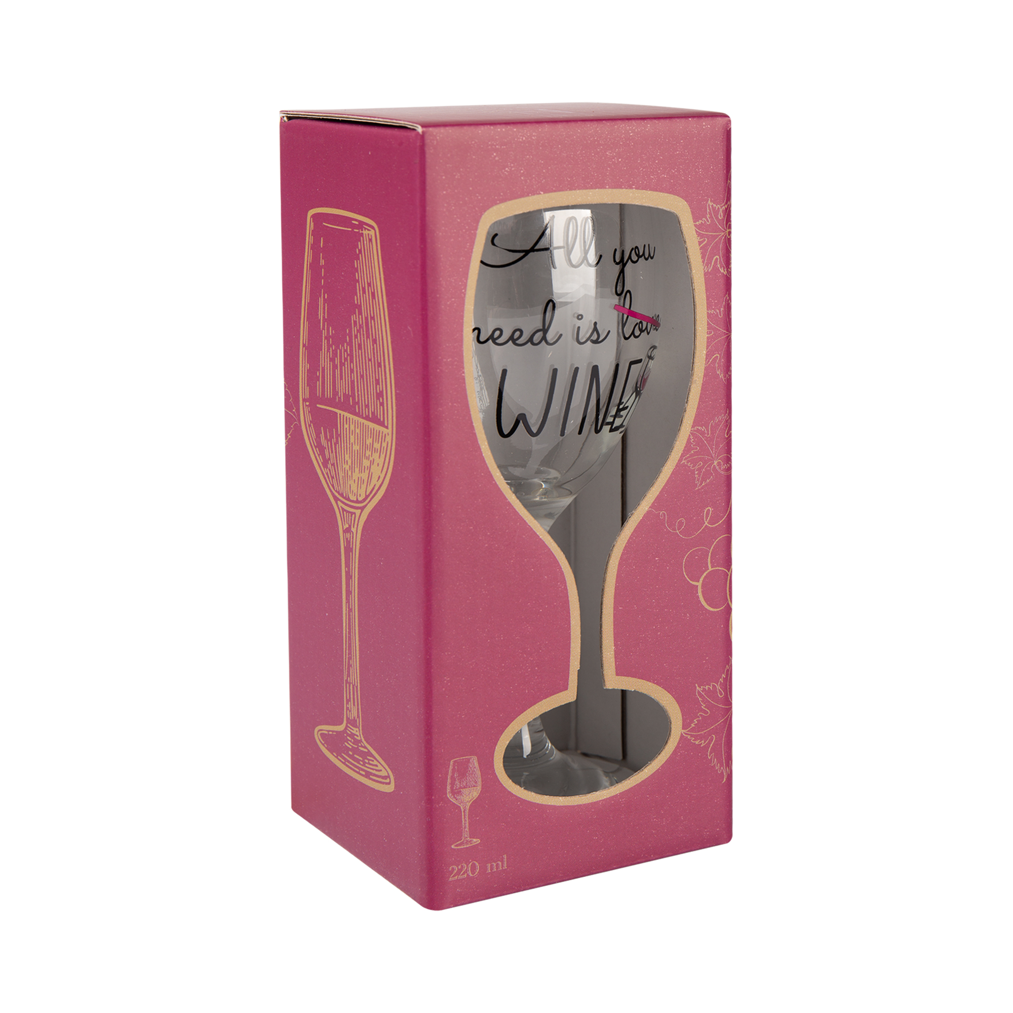 Vinná sklenice - All you need is wine Albi - Obrázek 2