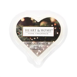 Vonný vosk srdce - Vůně vánočního stromečku Albi