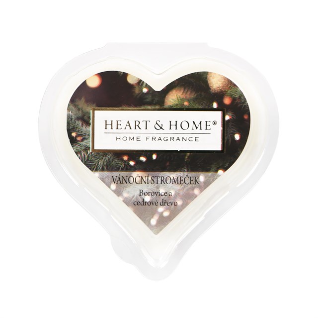 Vonný vosk srdce - Vůně vánočního stromečku Albi