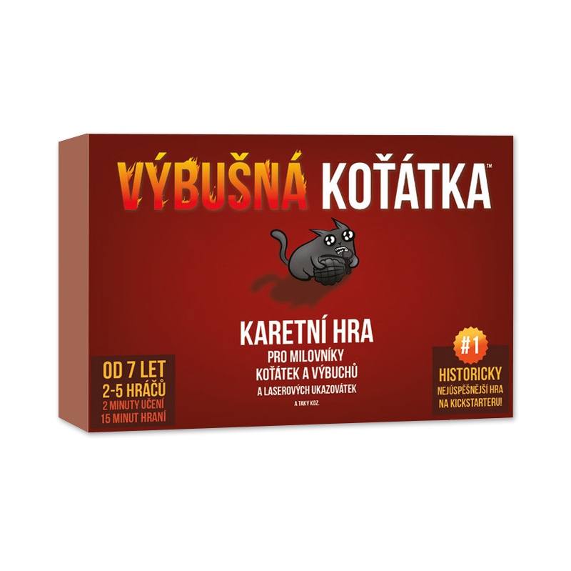 Výbušná koťátka Asmodee Blackfire