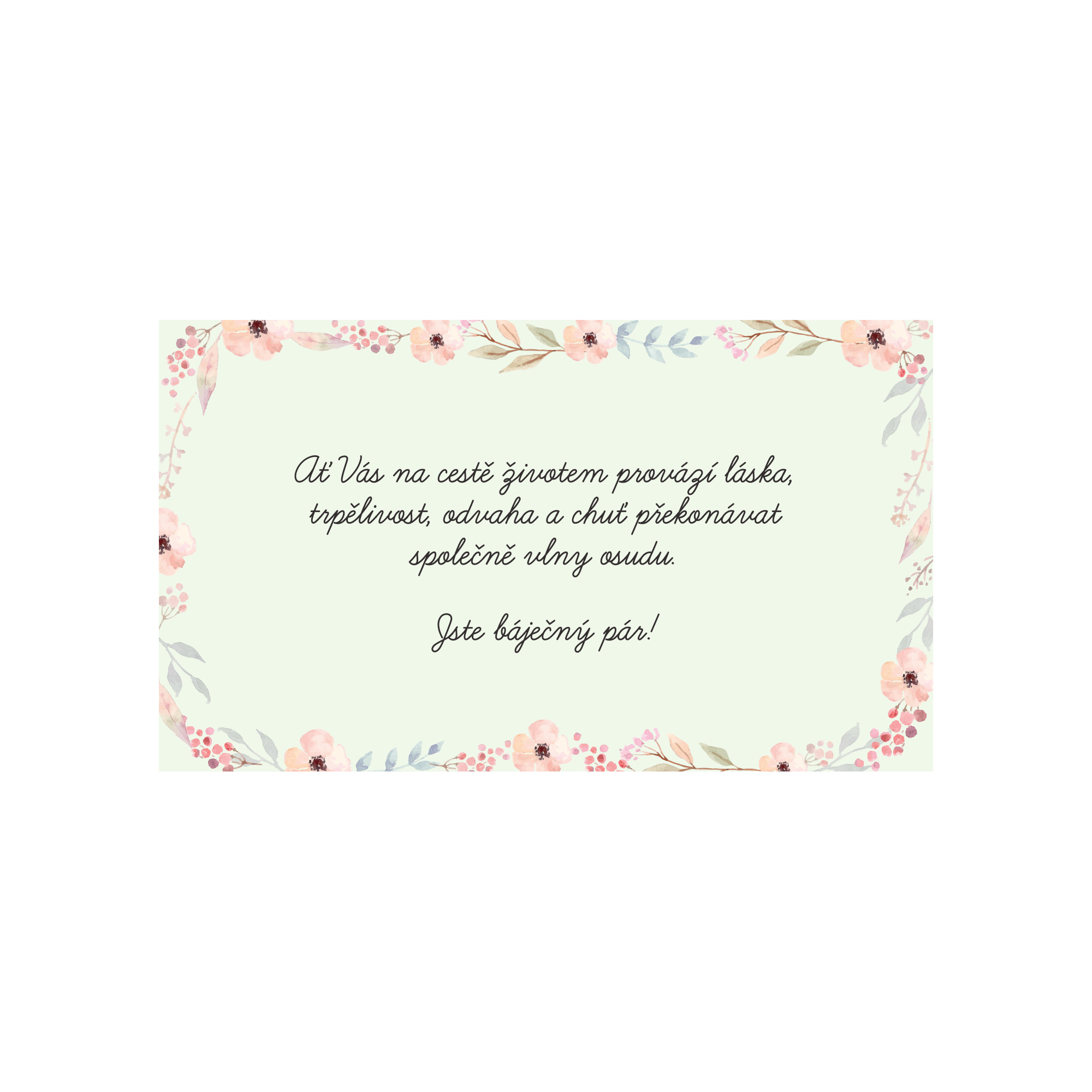 Vzkaz v láhvi - Novomanželům Albi - Obrázek 2