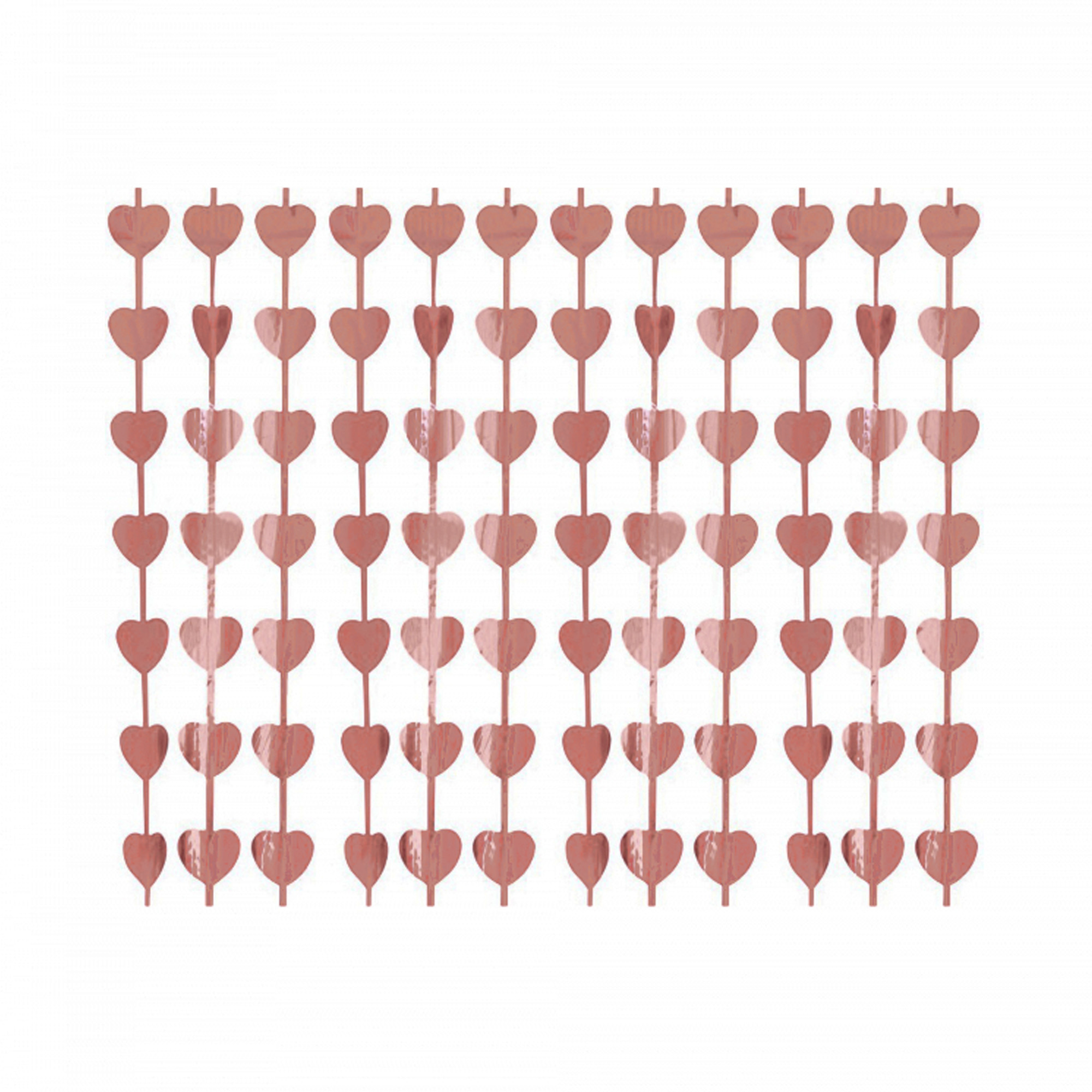 Závěs na dveře srdce rose gold Albi