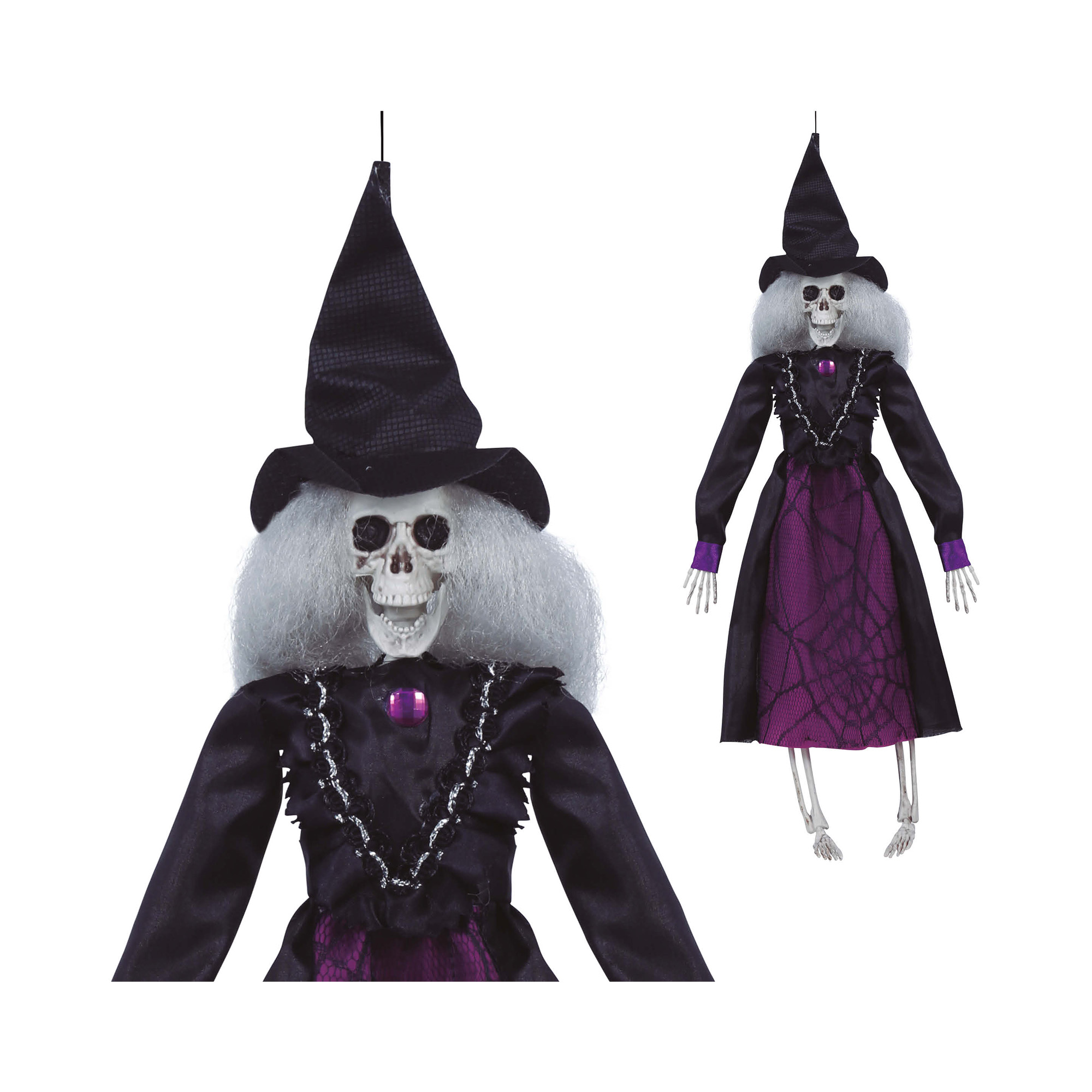 Závěsná dekorace Kostra čarodějnice Albi