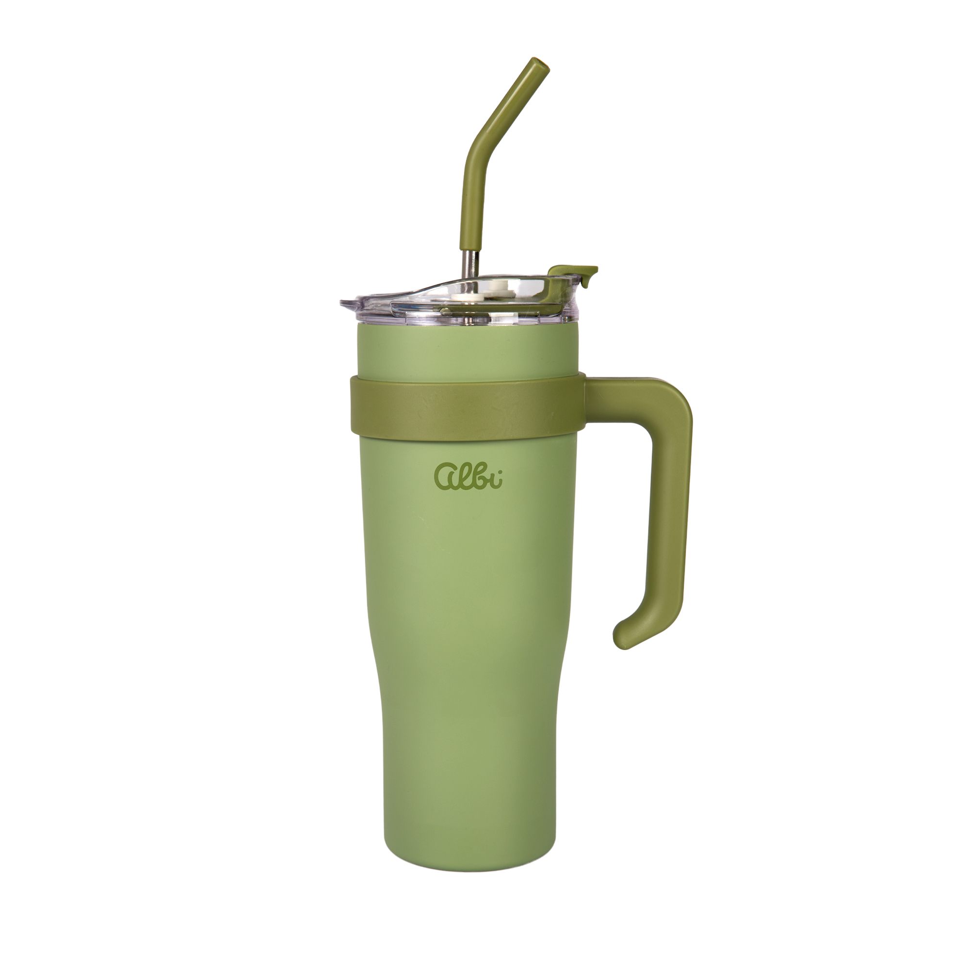 Zelený nerezový termohrnek XXL 1200 ml Albi