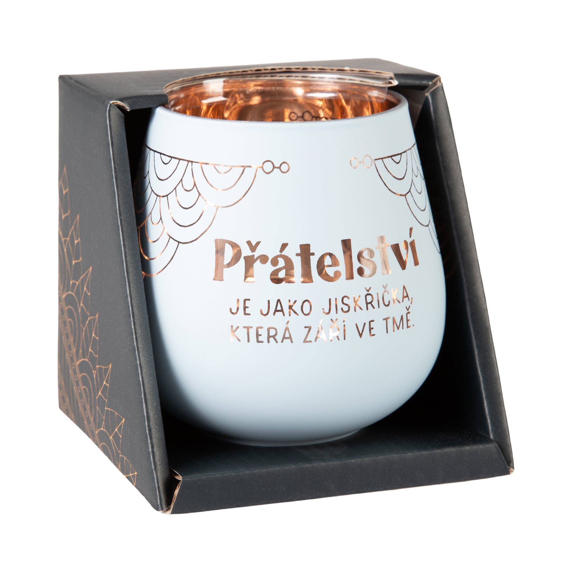 Zrcadlový svícen - Přátelství je jiskra Albi - Obrázek 2