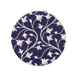 Zrcátko kulaté - Modrý vzor Albi