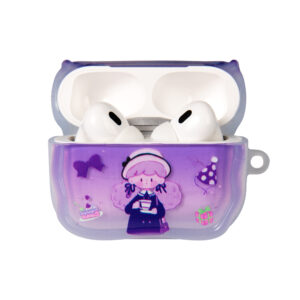 Bezdrátová sluchátka MOLINTA s korálky - fialová Albi