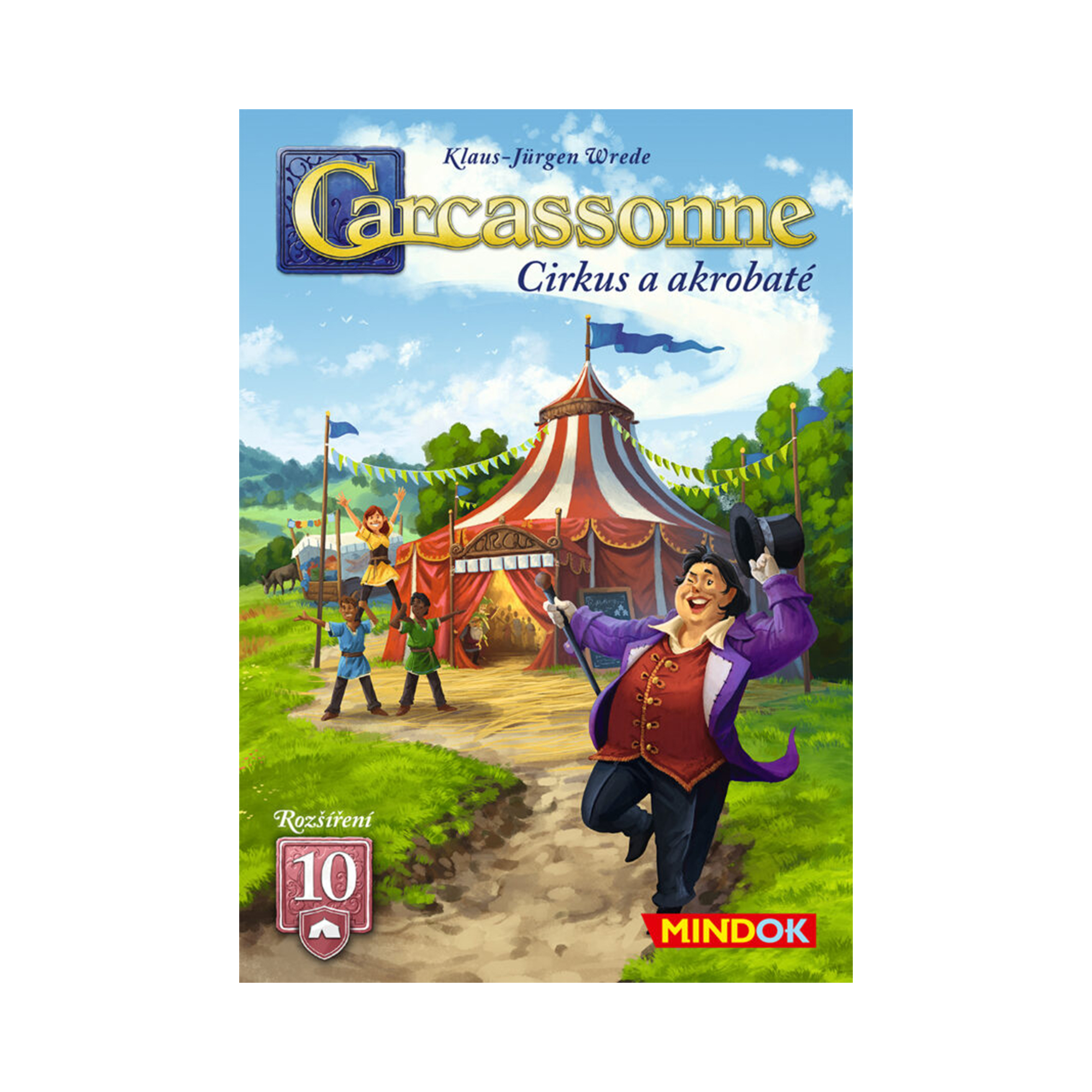 Carcassonne rozšíření 10: Cirkus a akrobaté (2025) Mindok - Obrázek 2