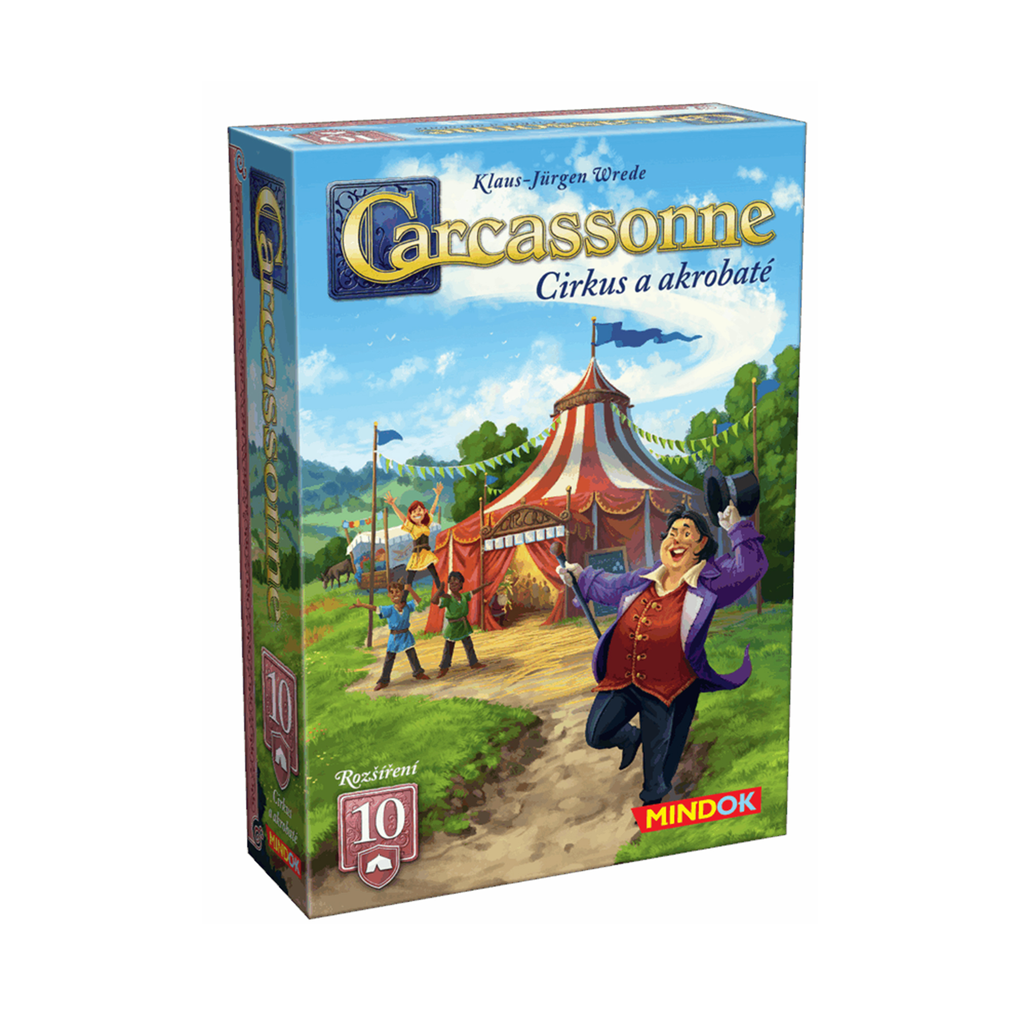 Carcassonne rozšíření 10: Cirkus a akrobaté (2025) Mindok