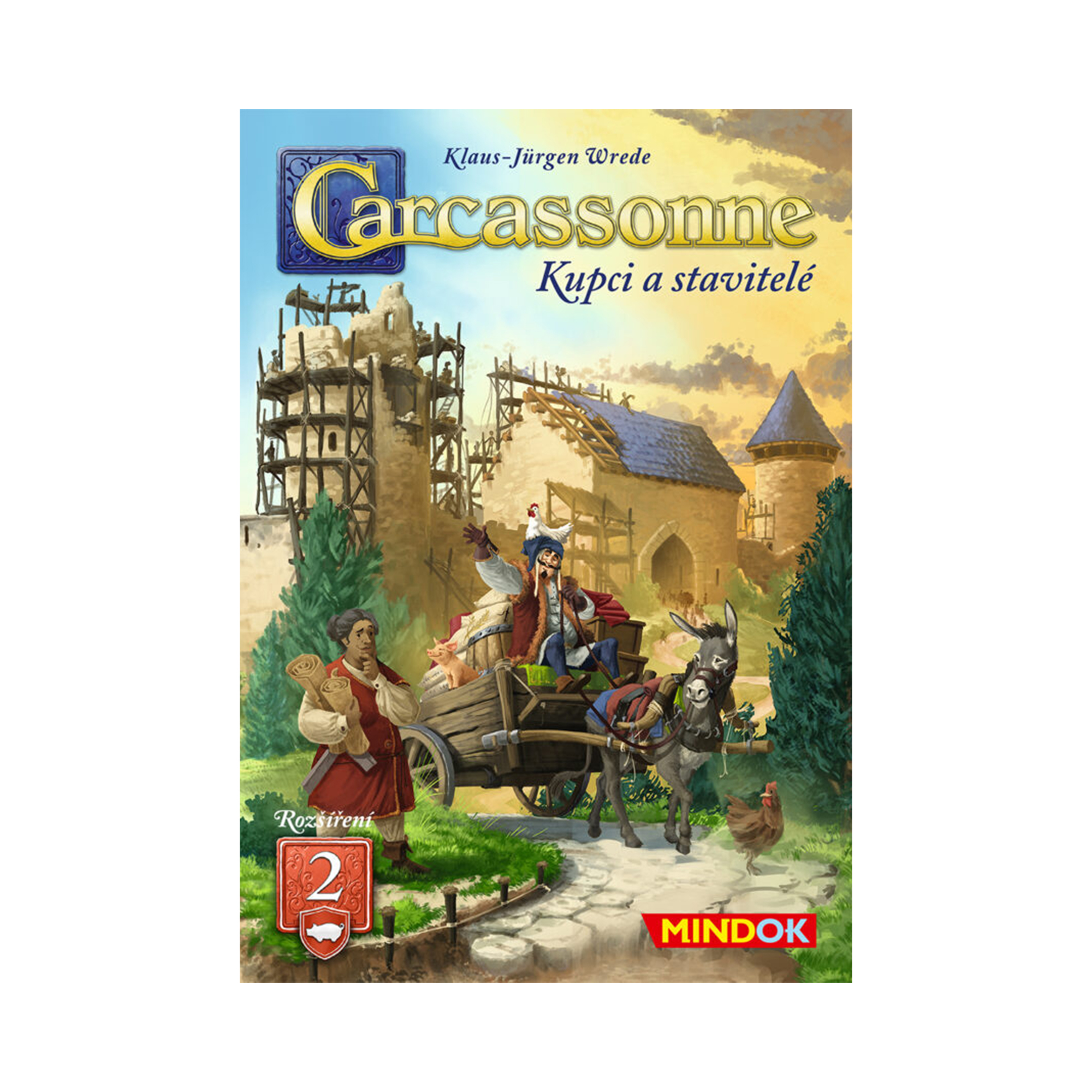 Carcassonne rozšíření 2: Kupci a stavitelé (2025) Mindok - Obrázek 2