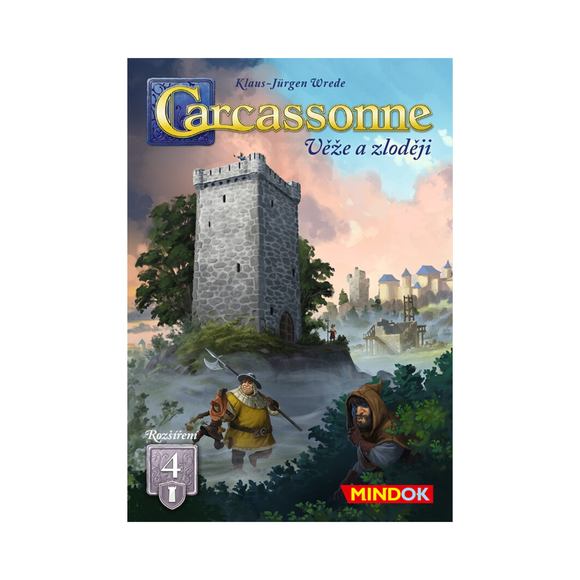 Carcassonne rozšíření 4: Věže a zloději (2025) Mindok - Obrázek 2