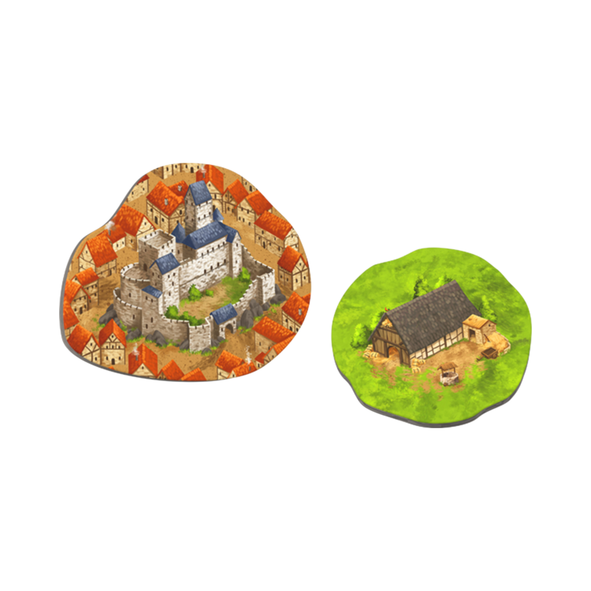 Carcassonne rozšíření 8: Mosty a hrady (2025) Mindok - Obrázek 3