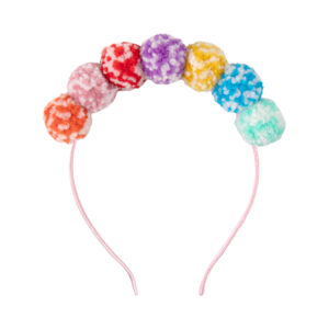 Čelenka s Pom Pom bambulkami multicolor Albi