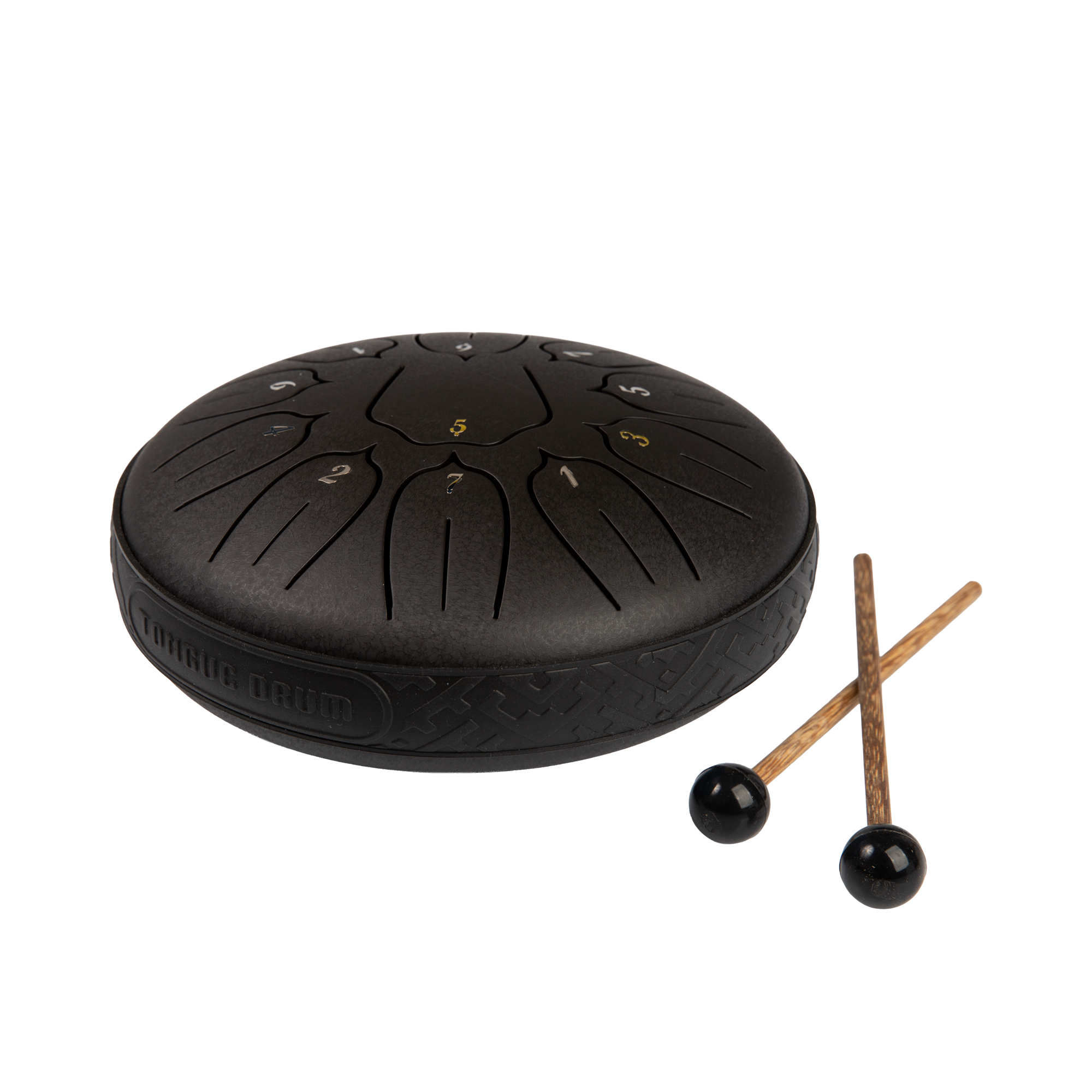 Černý ocelový bubínek - 11 tónů Albi