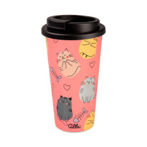 Cestovní hrnek - Kočky Albi