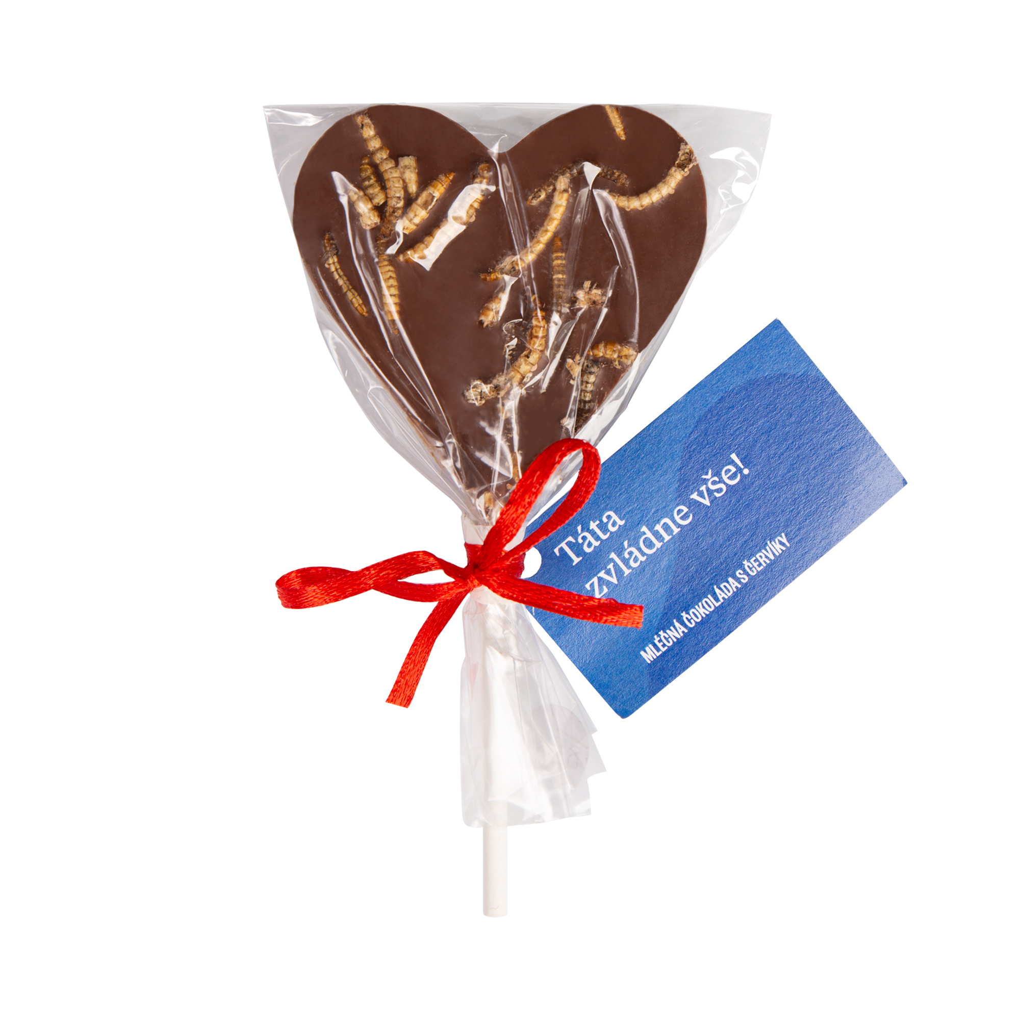 Čokoládové lízátko s červíky - Táta zvládne vše! Sens