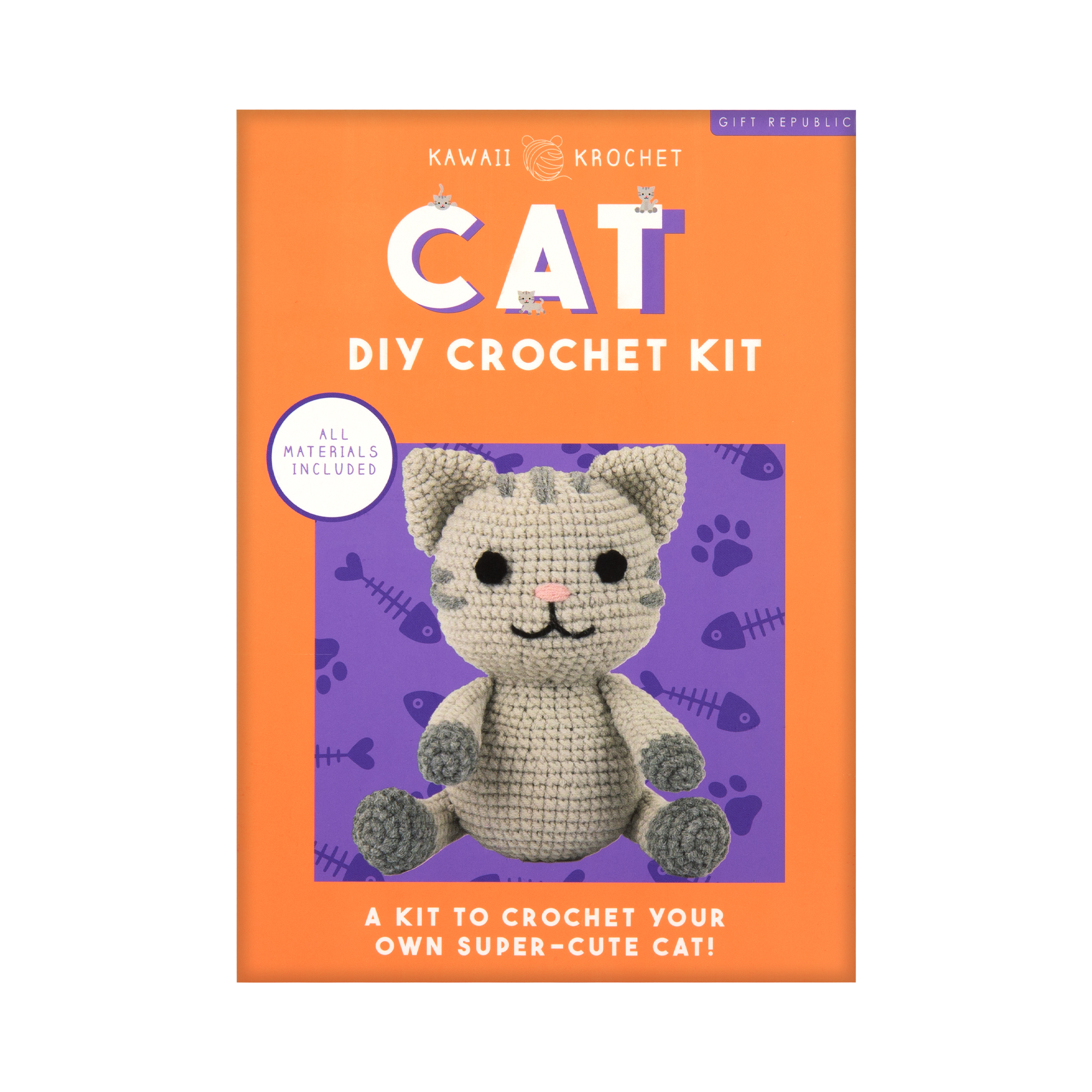 DIY háčkovací sada - Kočka Gift republic - Obrázek 2