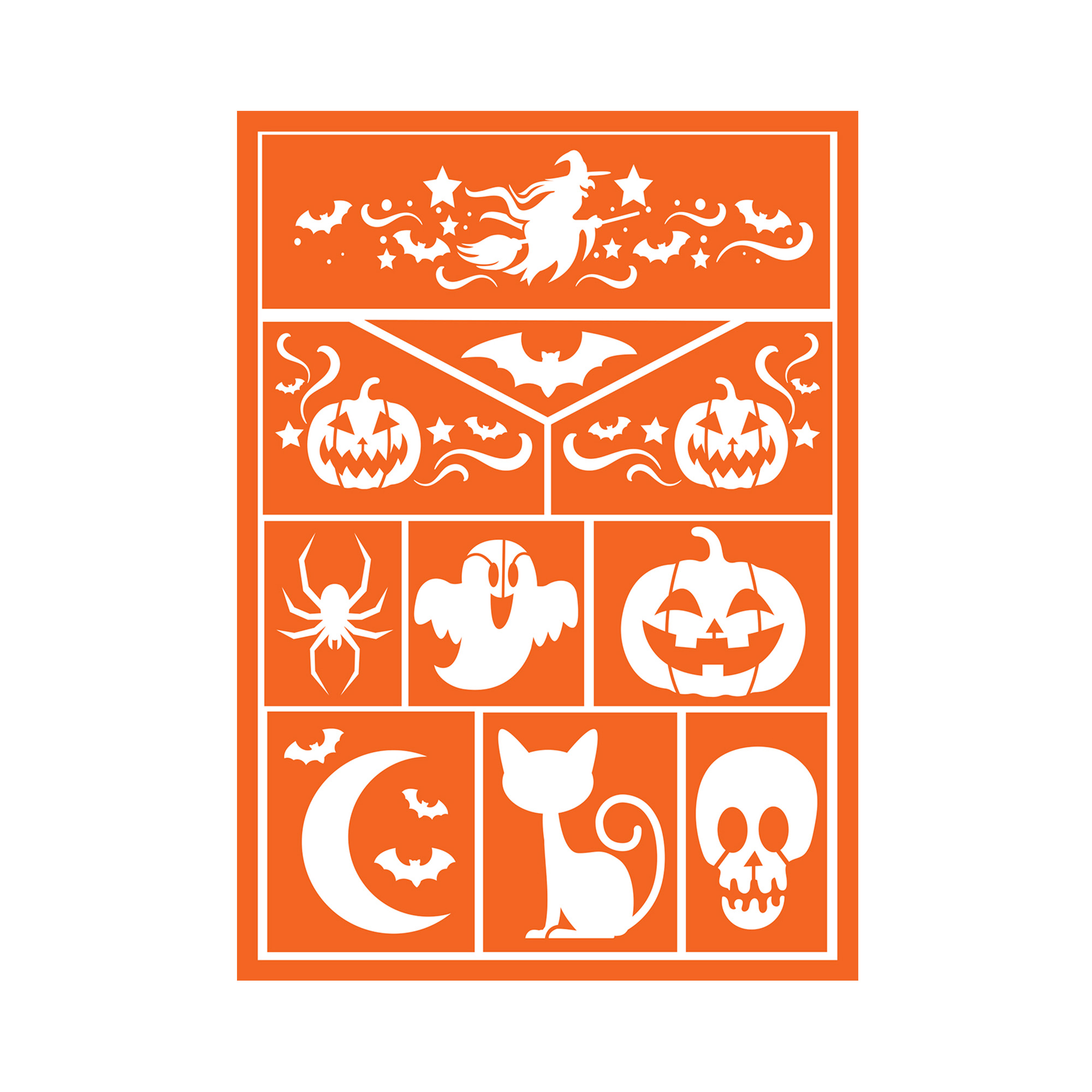 Dětská šablona na líčení Halloween Albi