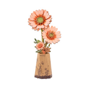 Dřevěná květina - Gerbera Robotime
