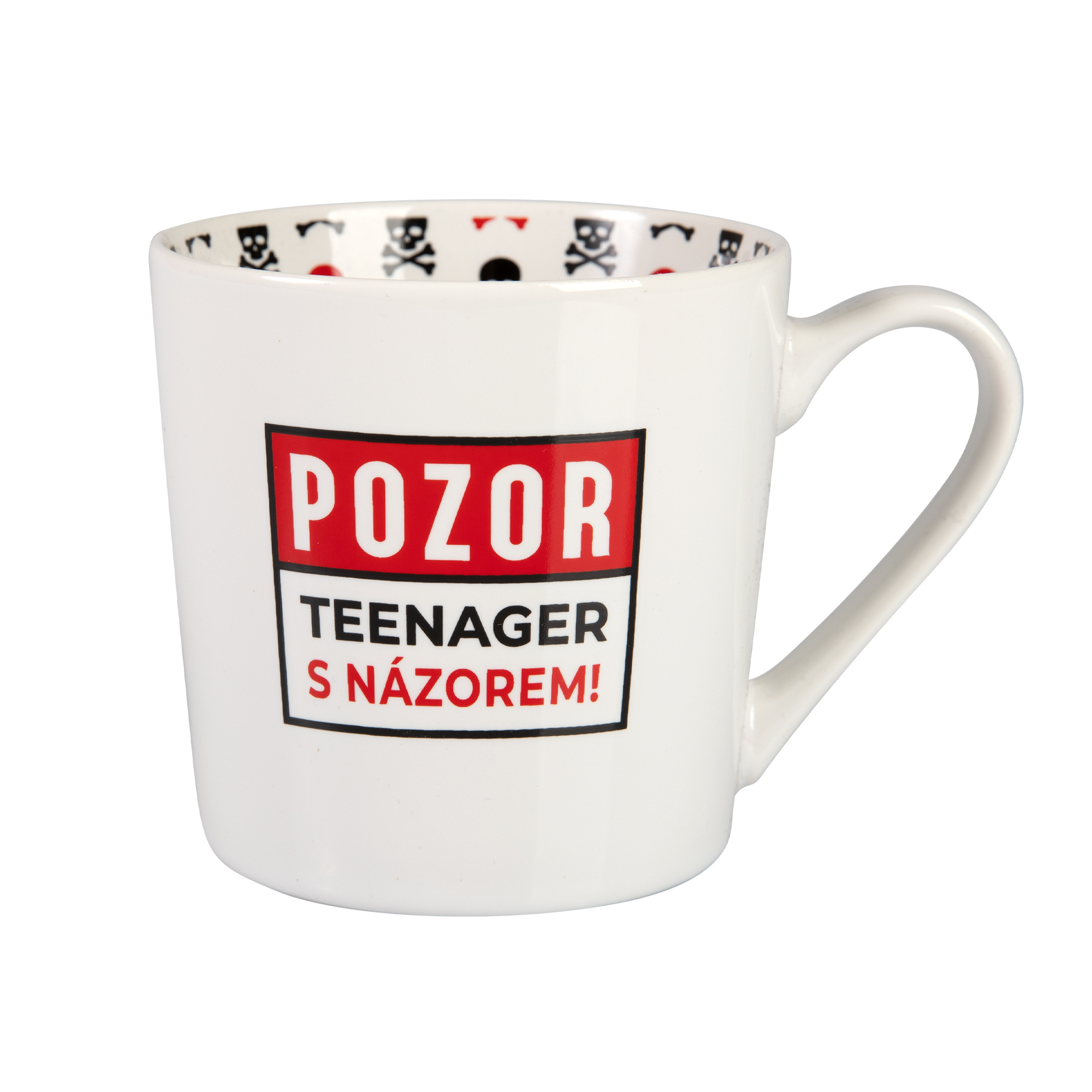 Hrnek s potiskem - Pozor teenager Albi