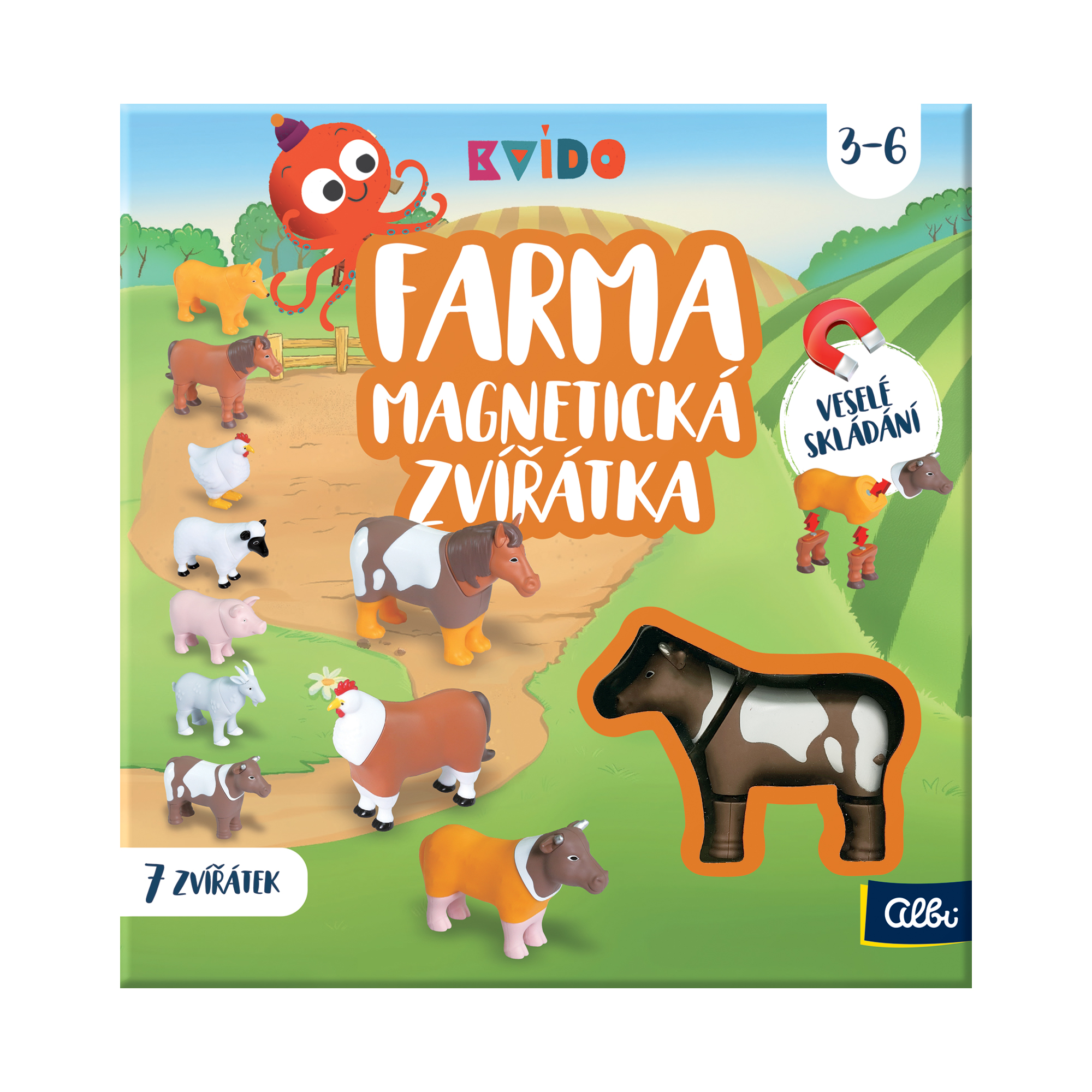 Magnetická zvířátka: Farma - Kvído Albi - Obrázek 2