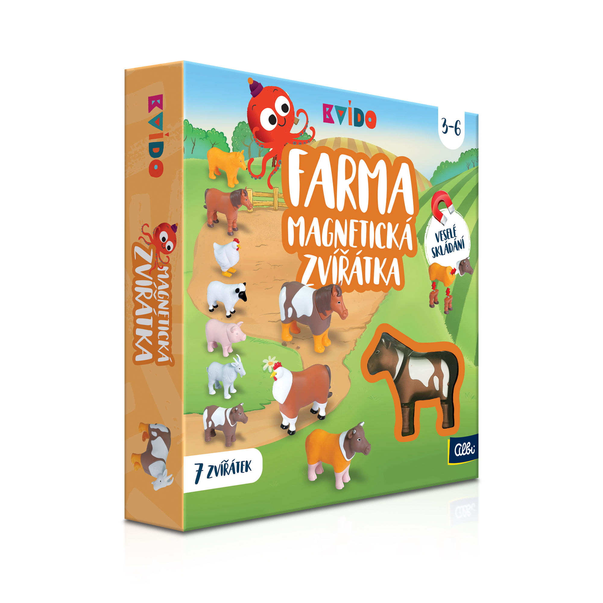 Magnetická zvířátka: Farma - Kvído Albi