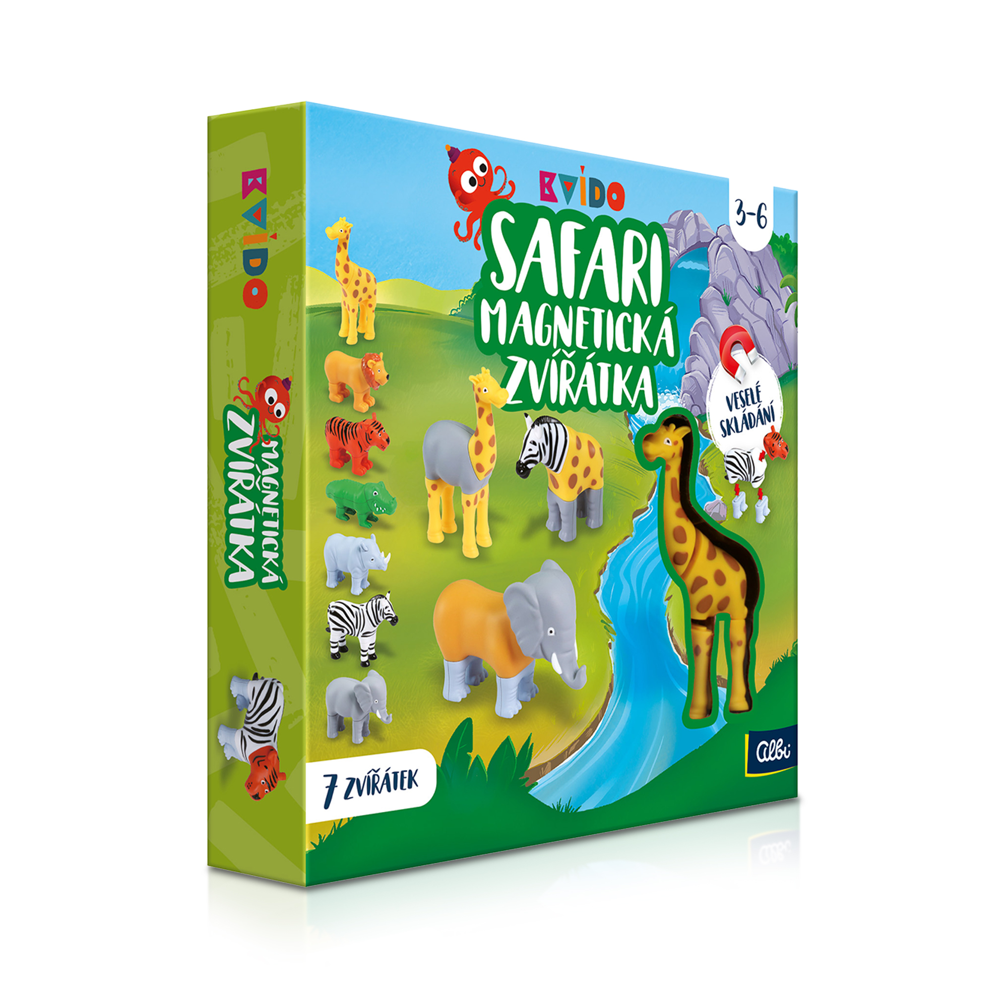 Magnetická zvířátka: Safari - Kvído Albi