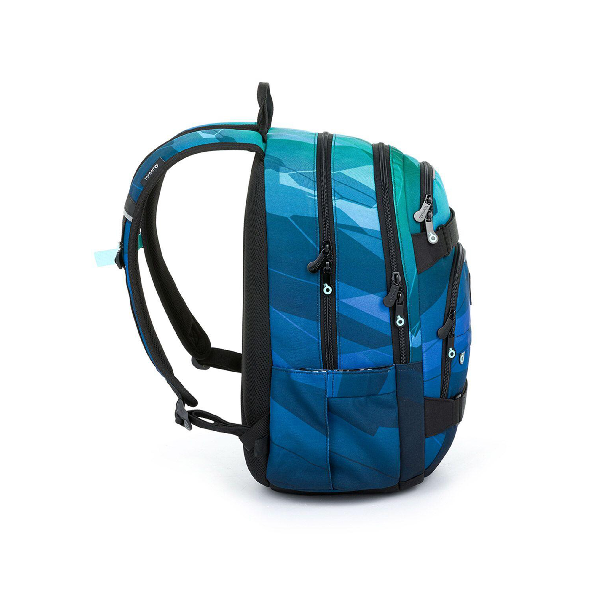 Modro-zelený školní batoh VIKI Topgal - Obrázek 2