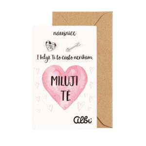 Náušnice - Miluji Tě Albi