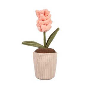 Plyšová dekorace - Růžový hyacint Albi