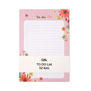 Růžový TO DO list Albi