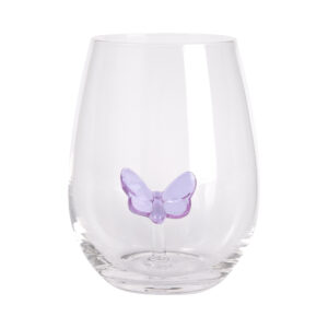 Sklenice s 3D figurkou - Motýl Albi