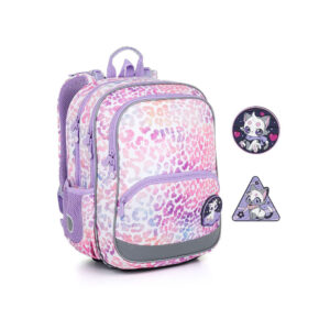 Školní batoh BAZI - Zvířecí vzor s kočičími magnety Topgal