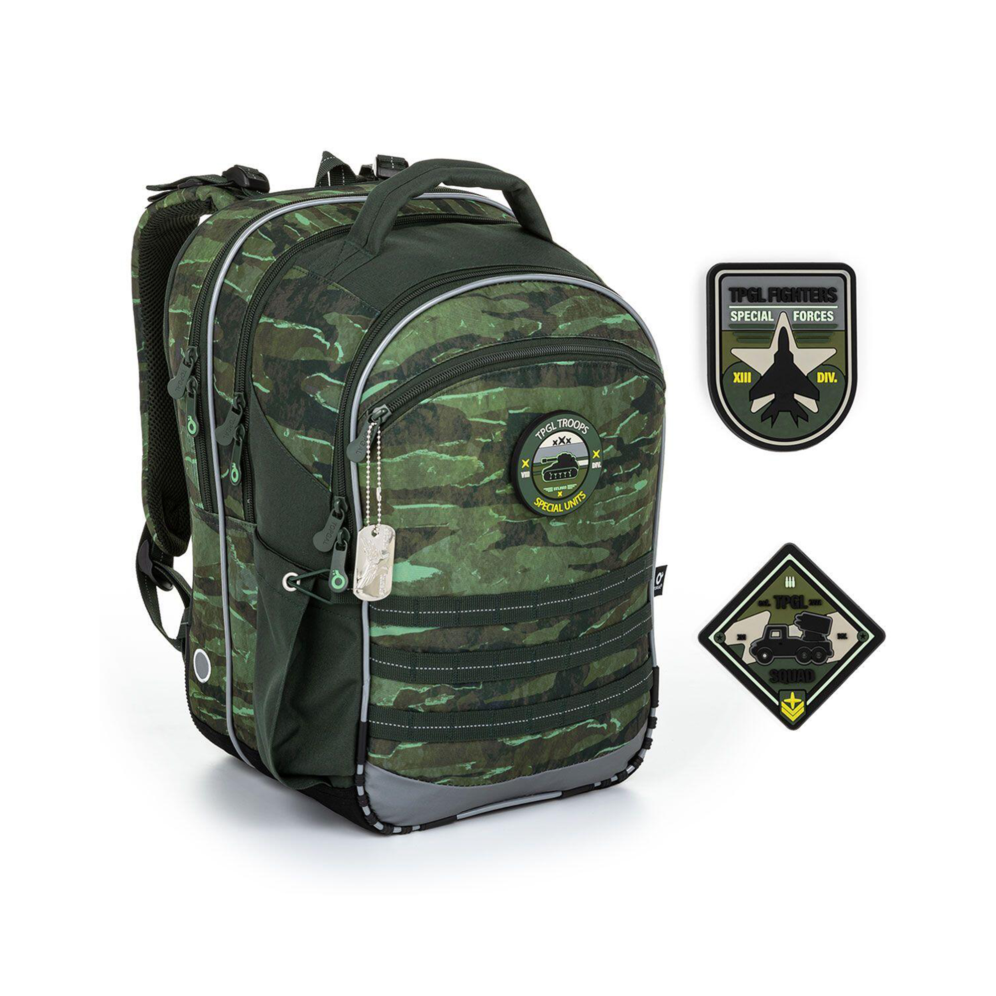 Školní batoh COCO - Maskáčový vzor Topgal