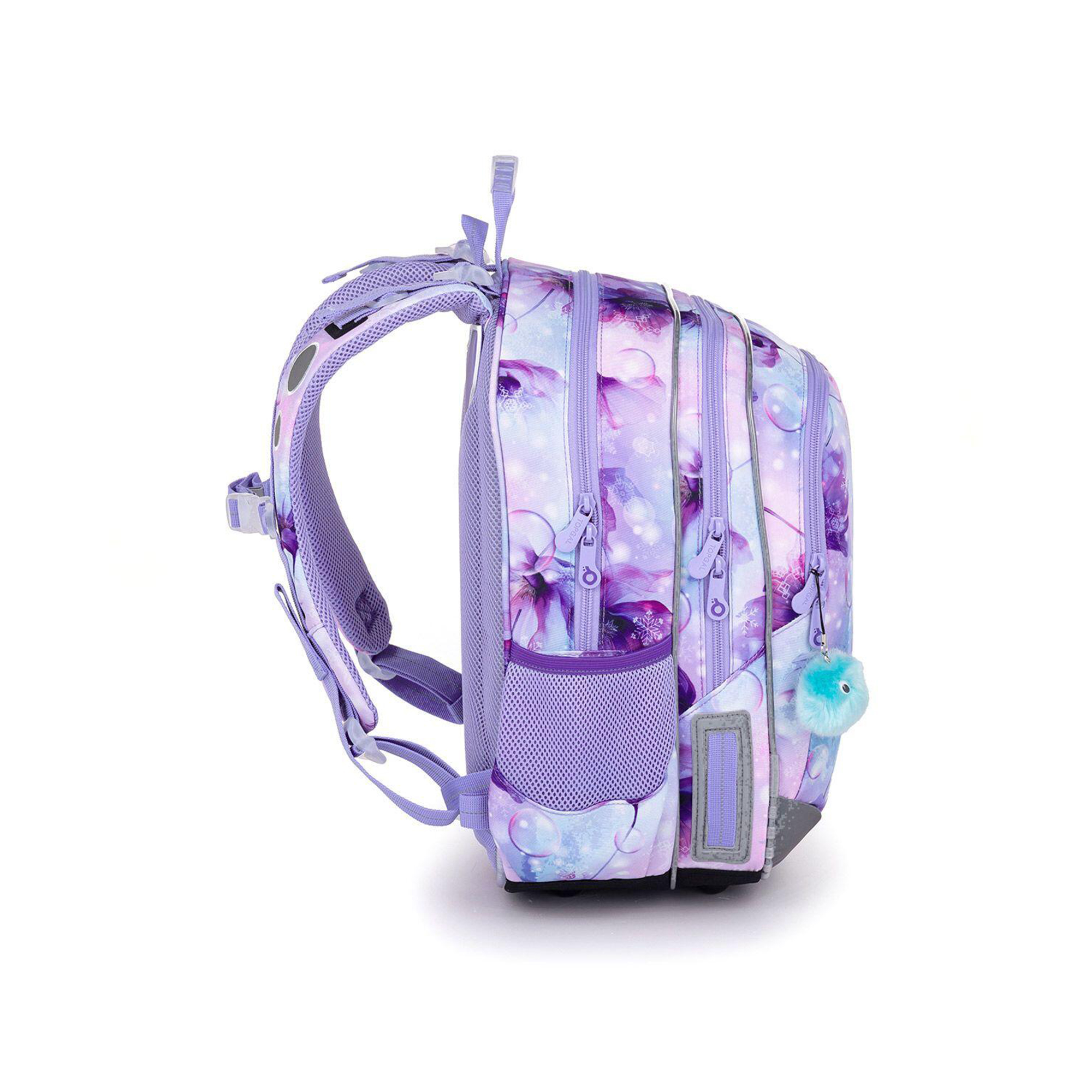 Školní batoh ELLY - Fialové květiny Topgal - Obrázek 2