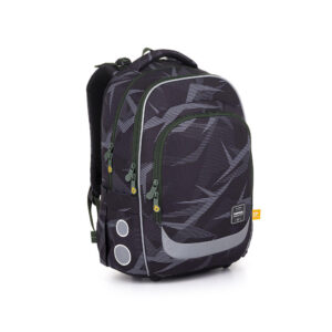 Školní batoh LORI - Šedá abstrakce Topgal