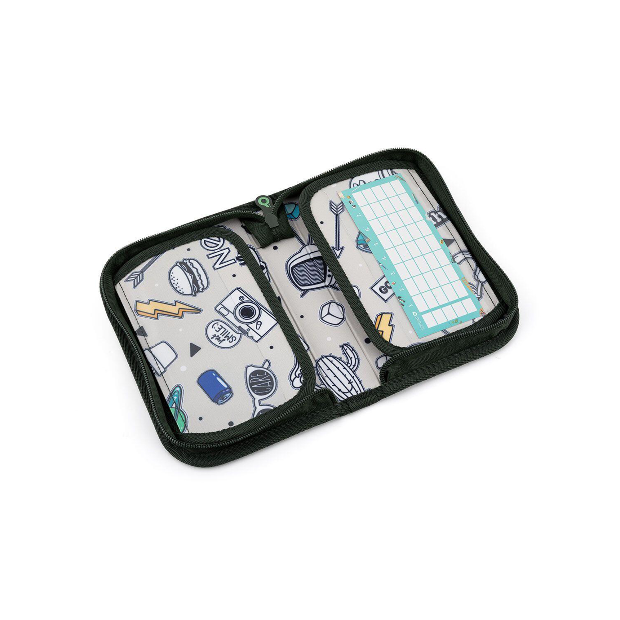 Školní penál - Maskáčový vzor Topgal - Obrázek 3