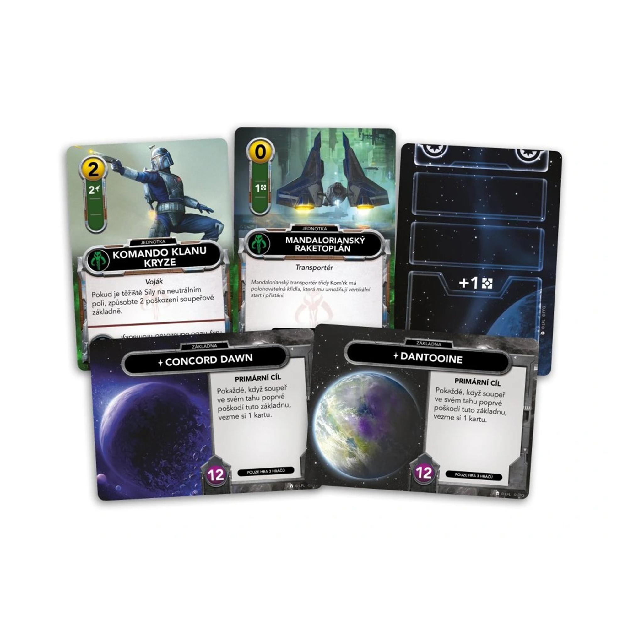 Star Wars: The Deckbuilding Game – Mandalorian (balíček frakce) Asmodee Blackfire - Obrázek 2