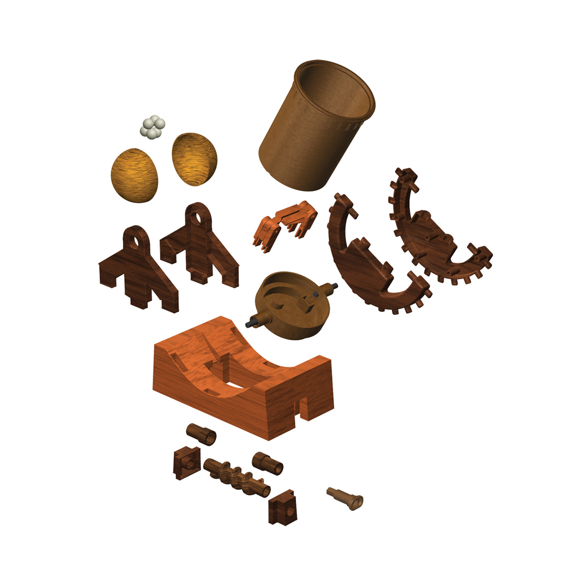 Stavebnice Leonardo Da Vinci - Bombardovací dělo Albi - Obrázek 3