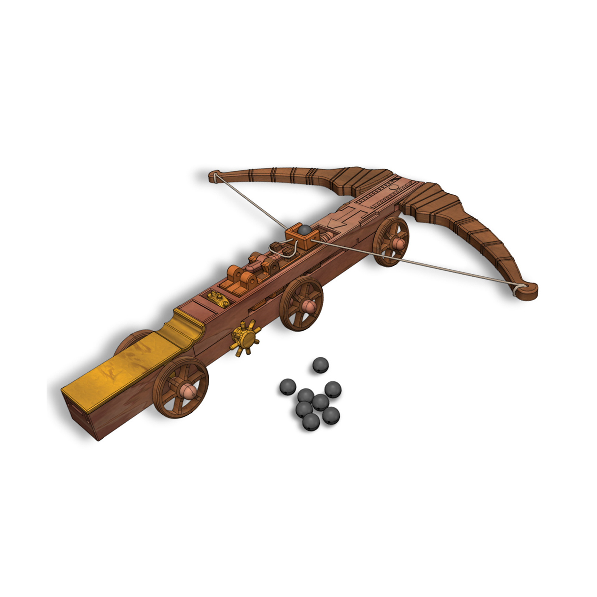 Stavebnice Leonardo Da Vinci - Obří kuše Albi - Obrázek 2